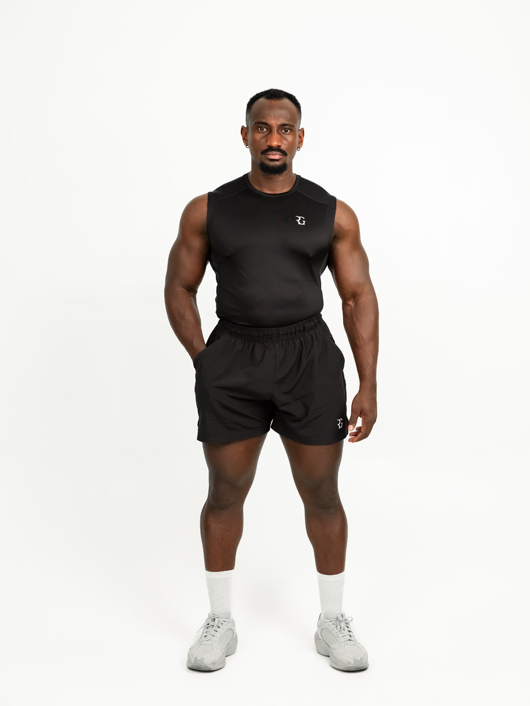 Black Gym Vest