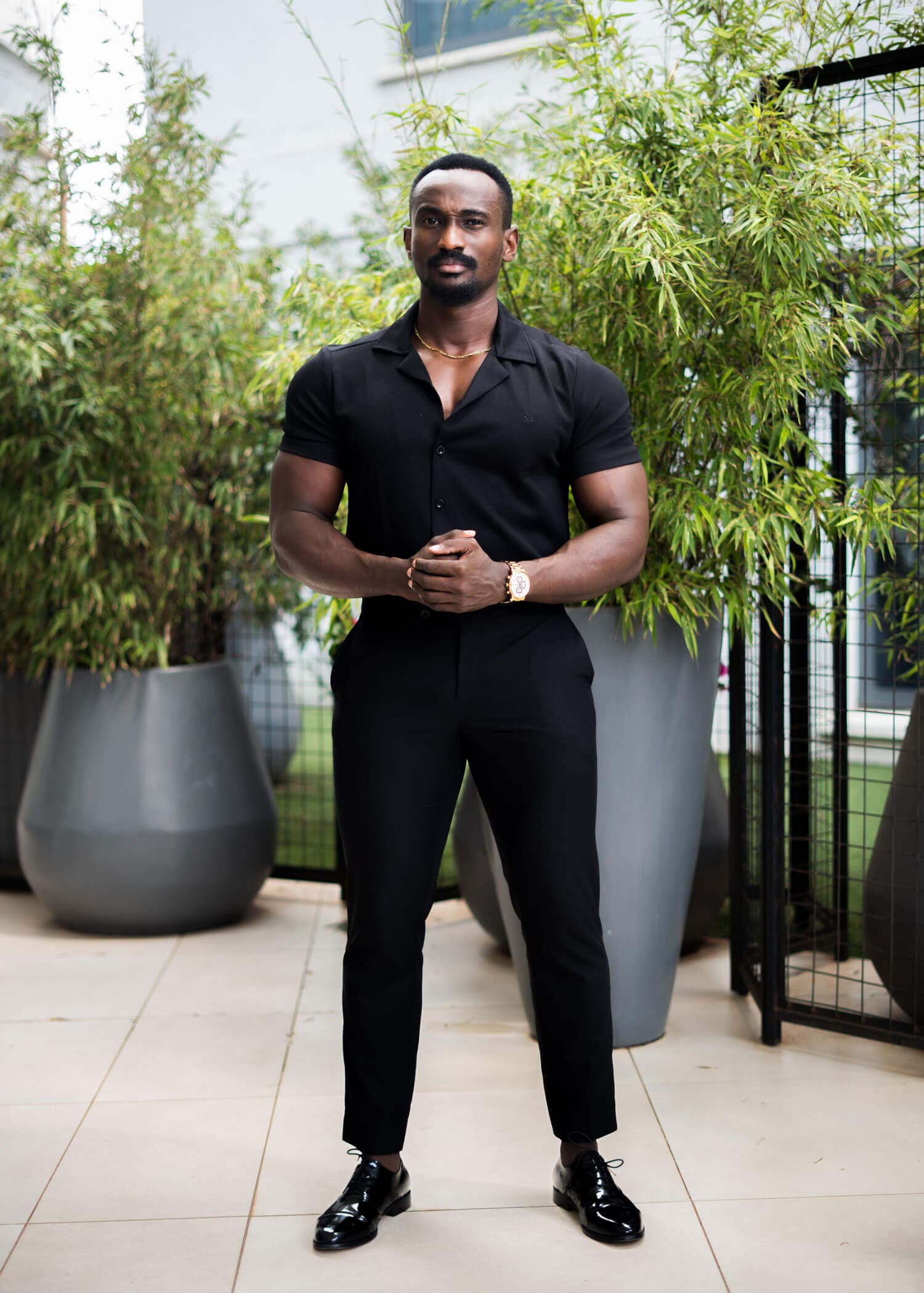Black Short Sleeved Shirt